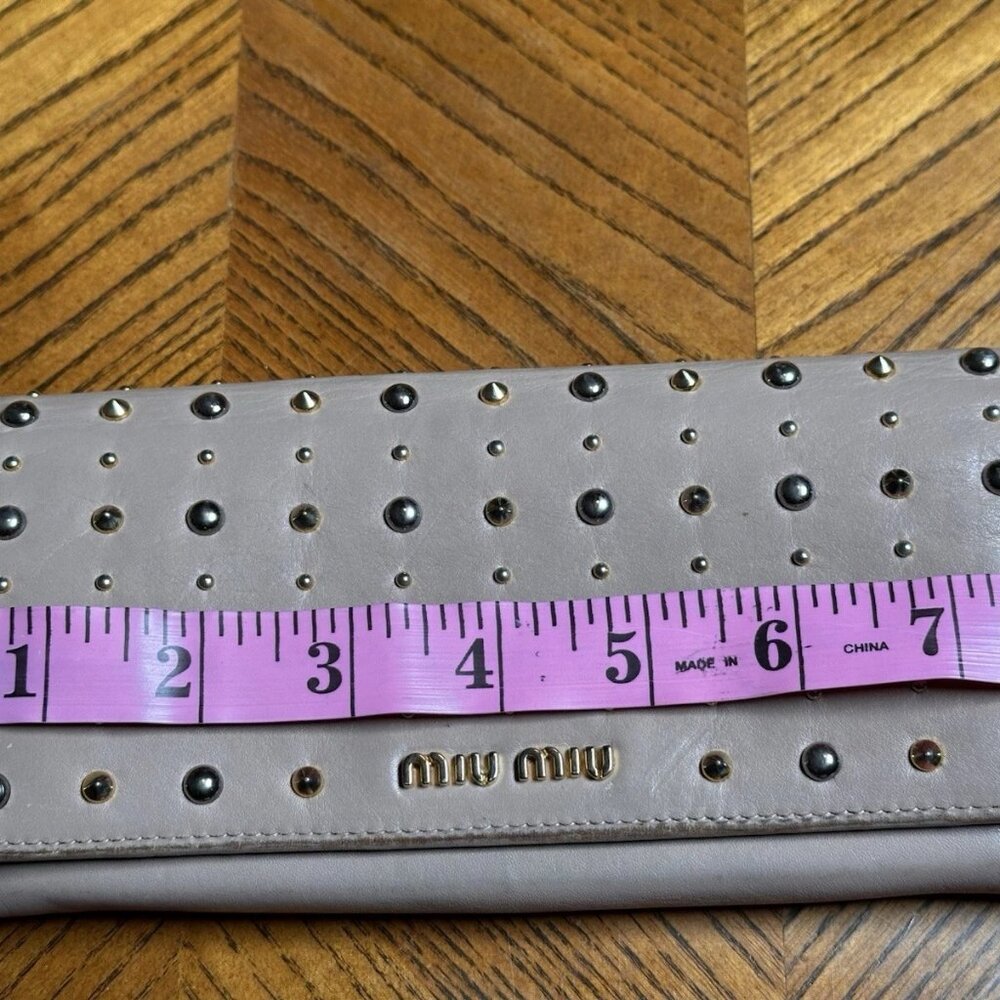 Authentic Miu Miu Studded Wallet - image 6